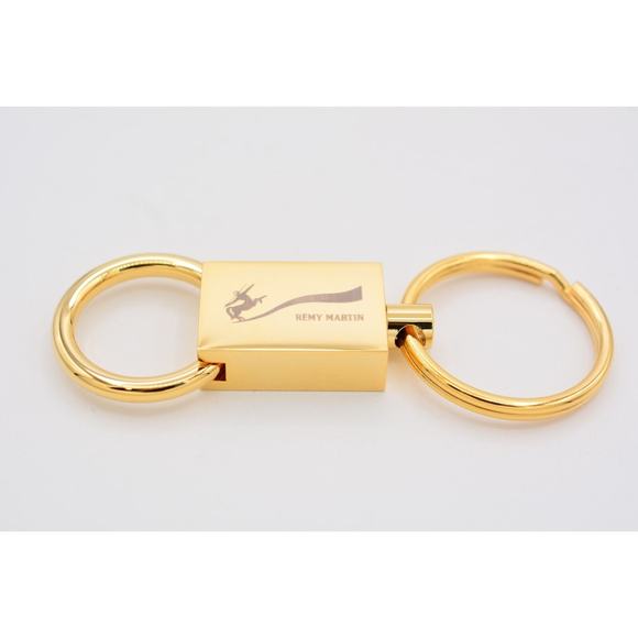 REMY MARTIN XO Charm Keychain Special Cognac Double Ended Gold Key Holder BinA16 - Picture 2 of 12